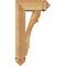Ekena Millwork Olympic Arts and Crafts Rough Sawn Bracket w/ Offset Brace, Western Red Cedar, 6"W x 14"D x 26"H BKT0604X14X26OLY03RWR - alternate 2